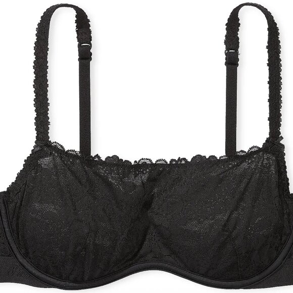 NWT Victoria's Secret Pink Wink Unlined Scoop Bralette - Picture 2 of 10